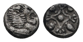 IONIA. Miletos. Obol or Hemihekte (Late 6th-early 5th centuries BC).
.
Condition: Fine.
Weight: 1.12 g.
Diameter: 9 mm.