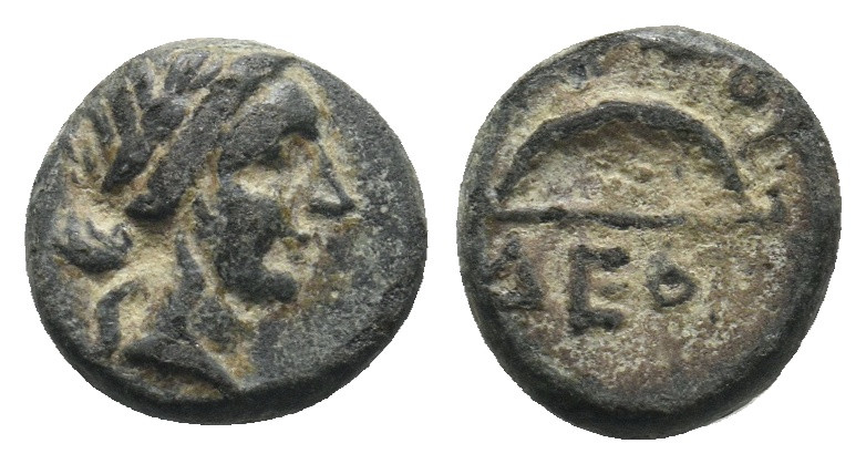 IONIA. Myous. Ae (Circa 400-380 BC).
.
Condition: Very Fine.
Weight: 1.36 g.
Dia...