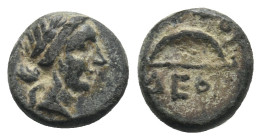 IONIA. Myous. Ae (Circa 400-380 BC).
.
Condition: Very Fine.
Weight: 1.36 g.
Diameter: 9.7 mm.