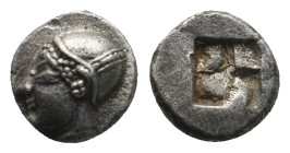 IONIA. Phokaia. Diobol (Circa 521-478 BC).
.
Condition: Very Fine.
Weight: 1.36 g.
Diameter: 9.5 mm.