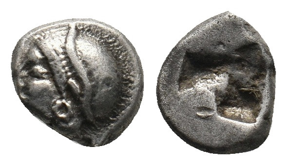 IONIA. Phokaia. Diobol (Circa 521-478 BC).
.
Condition: Fine.
Weight: 1.26 g.
Di...