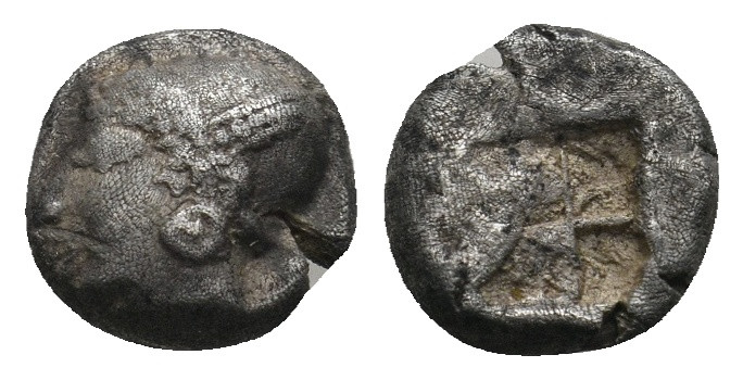 IONIA. Phokaia. Diobol (Circa 521-478 BC).
.
Condition: Fine.
Weight: 1.28 g.
Di...