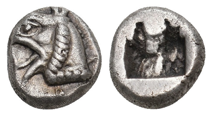 IONIA. Phokaia. Diobol (Circa 525-500 BC).
.
Condition: Very Fine.
Weight: 1.58 ...