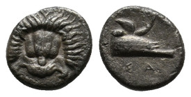 IONIA. Samos. Ae (Circa 408/4-380/66 BC).
.
Condition: Very Fine.
Weight: 1 g.
Diameter: 9.6 mm.