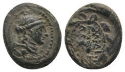 LYDIA. Sardeis. Ae (2nd-1st centuries BC).
.
Condition: Very Fine.
Weight: 3.59 g.
Diameter: 15.2 mm.