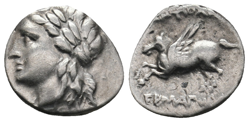 CARIA. Alabanda (as Antiocheia). Drachm (2nd century BC).
.
Condition: Very Fine...