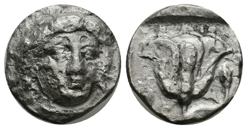 CARIA. Rhodes. Didrachm (Circa 340-316 BC).
.
Condition: Fine.
Weight: 5.44 g.
D...