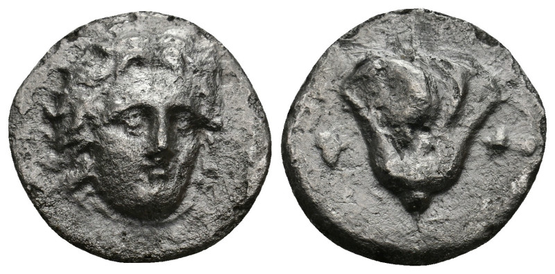 CARIA. Rhodes. Fourree Didrachm (Circa 340-316 BC).
.
Condition: Fine.
Weight: 4...