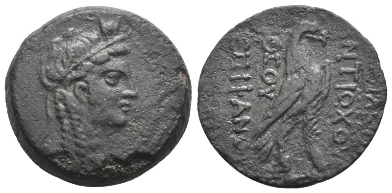 SELEUKID KINGDOM. Antiochos IV Epiphanes (175-164 BC). Ae.
.
Condition: Very Fin...