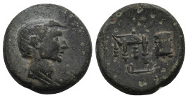 ASIA MINOR. Uncertain. Gaius Sosius? Ae.
.
Condition: Very Fine.
Weight: 8.80 g.
Diameter: 20.9 mm