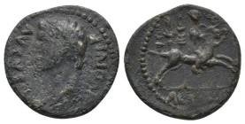 ASIA MINOR. Uncertain. Augustus (27 BC-14 AD). Ae.
.
Condition: Very Fine.
Weight: 4.51 g.
Diameter: 19.4 mm