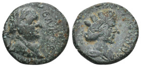 ASIA MINOR. Uncertain. Vespasian (69-79). Ae.
.
Condition: Very Fine.
Weight: 5.03 g.
Diameter: 19.1 mm
