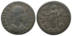 IONIA. Magnesia ad Maeandrum. Julia Domna, Augusta, 193-217. 
.
Condition: Very Fine.
Weight: 6.08 g.
Diameter: 22.4 mm