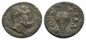 LYDIA. Sala. Pseudo-autonomous. Time of Trajan (98-117). Ae.
.
Condition:Fine.
Weight: 1.64 g.
Diameter: 14.9 mm