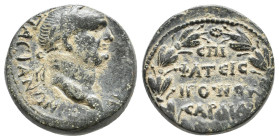 LYDIA. Sardes. Vespasian (69-79). Ae.
.
Condition: Very Fine.
Weight: 7.12 g.
Diameter: 20.3 mm
