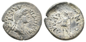 LYDIA. Silandus. Domitia (Augusta, 82-96). Ae.
.
Condition: Very Fine.
Weight: 1.96 g.
Diameter: 16.6 mm