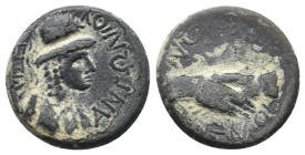 PHRYGIA. Amorium. Time of Vespasian to Domitian, 69-96 AD. Ae.
.
Condition: Very Fine.
Weight: 4.66 g.
Diameter: 17.1 mm