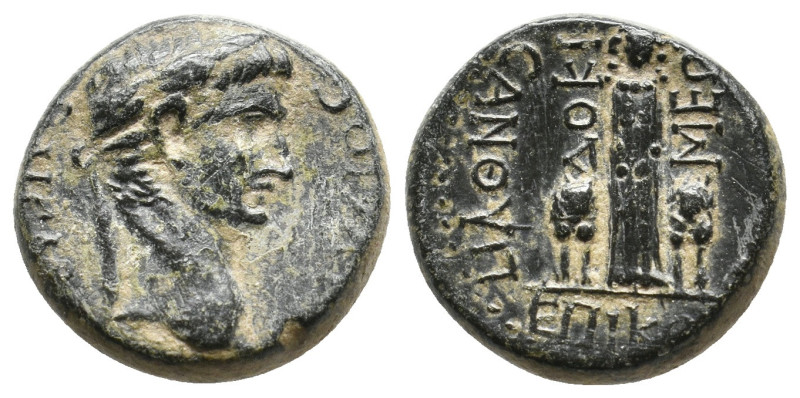 PHRYGIA. Docimeum. Claudius (41-54). Ae.
.
Condition: Very Fine.
Weight: 5.38 g....