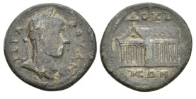 PHRYGIA. Docimeum. Pseudo-autonomous. Circa 3rd century AD. Ae.
.
Condition: Very Fine.
Weight: 7.40 g.
Diameter: 26.3 mm