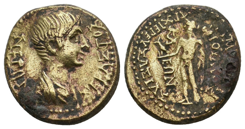PHRYGIA. Eumenea. Nero (54-68). Ae.
.
Condition: Very Fine.
Weight: 4.62 g.
Diam...