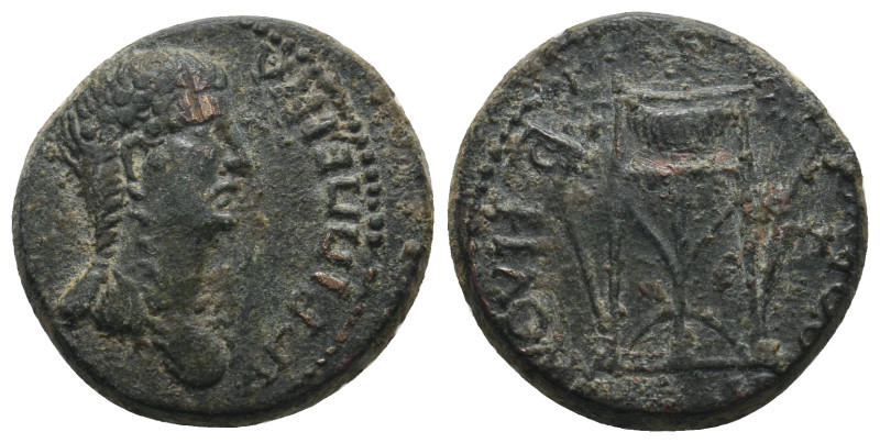 PHRYGIA. Philomelion. Agrippina Junior, Augusta. 50-59 AD. Ae.
.
Condition: Very...