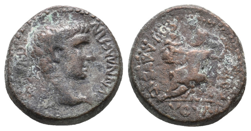 PHRYGIA. Synnada. Claudius (41-54). Ae. 
.
Condition: Fine.
Weight: 4.89 g.
Diam...