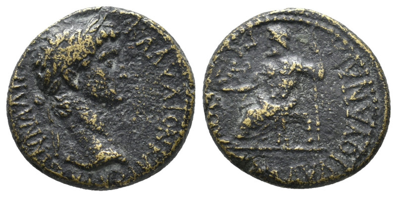 PHRYGIA. Synnada. Claudius (41-54). Ae. 
.
Condition: Fine.
Weight: 4.85 g.
Diam...