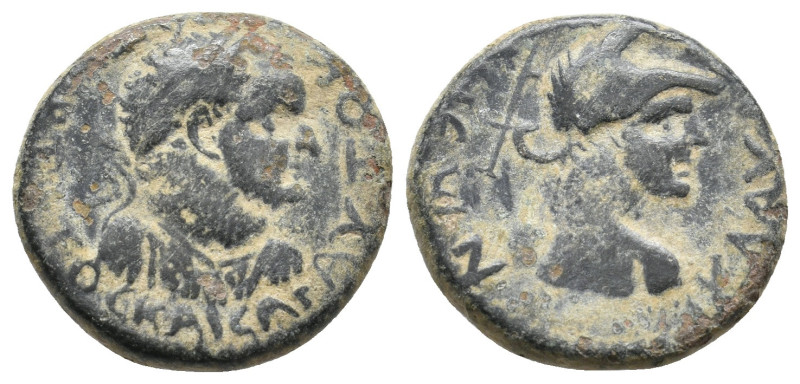 LYCAONIA. Iconium (as Claudiconium). Titus (Caesar, 69-79). Ae.
.
Condition: Ver...