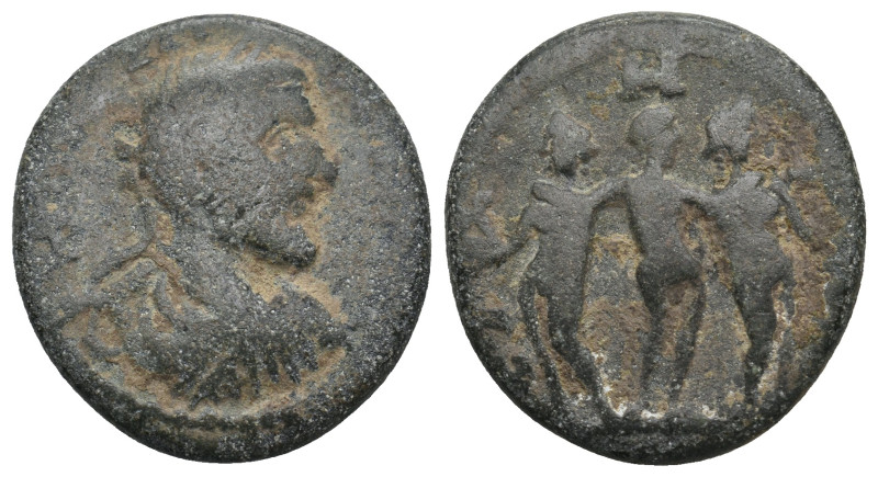 PAMPHYLIA. Side. Septimius Severus. AD 193-211. Ae.
.
Condition: Very Fine.
Weig...