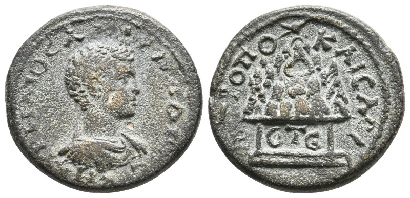 CAPPADOCIA. Caesarea. Diadumenian (Caesar, 217-218). Ae.
.
Condition: Very Fine....