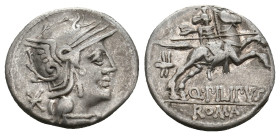 Q. PHILIPPUS (129 BC). Denarius.
.
Condition: Very Fine.
Weight: 3.89 g.
Diameter: 17.6 mm.