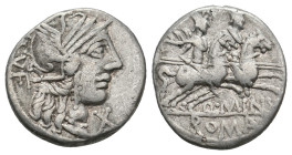 Q. MINUCIUS RUFUS (122 BC). Denarius.
.
Condition: Very Fine.
Weight: 3.8 g.
Diameter: 18 mm.