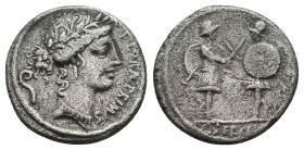 C. SERVILIUS C.F. Denarius (53 BC).
.
Condition: Very Fine.
Weight: 3.57 g.
Diameter: 17.3 mm