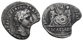 AUGUSTUS (27 BC-14 AD). Denarius.
.
Condition: Fine.
Weight: 3.13 g.
Diameter: 18.7 mm