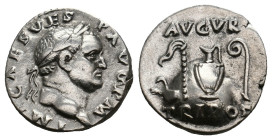 VESPASIAN (69-79). Denarius. 
.
Condition: Very Fine.
Weight: 3.35 g.
Diameter: 17.1 mm