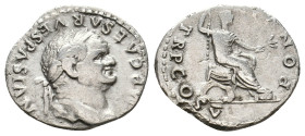 VESPASIAN (69-79). Denarius. 
.
Condition: Very Fine.
Weight: 3.11 g.
Diameter: 19.1 mm