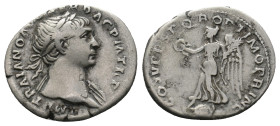 TRAJAN (98-117). Denarius.
.
Condition: Very Fine.
Weight: 3.13 g.
Diameter: 19.4 mm