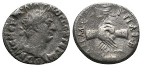 TRAJAN (98-117). Denarius.
.
Condition: Fine.
Weight: 3.21 g.
Diameter: 18 mm