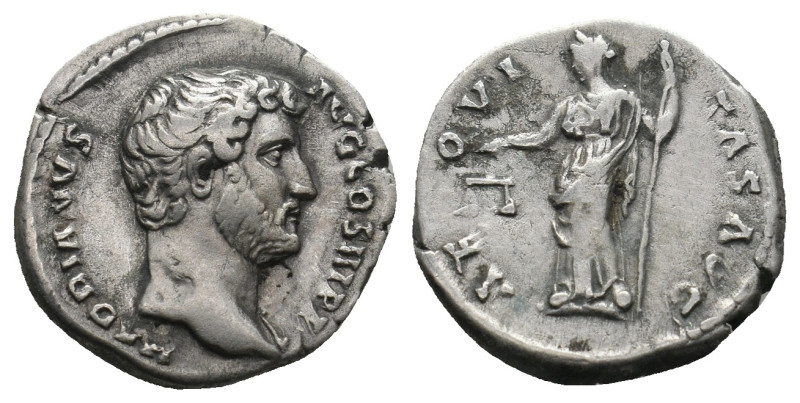 HADRIAN (117-138). Denarius.
.
Condition: Very Fine.
Weight: 3.42 g.
Diameter: 1...