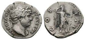 HADRIAN (117-138). Denarius.
.
Condition: Very Fine.
Weight: 3.15 g.
Diameter: 18.4 mm