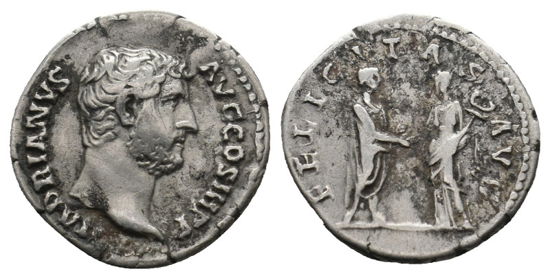 HADRIAN (117-138). Denarius.
.
Condition: Very Fine.
Weight: 3.01 g.
Diameter: 1...