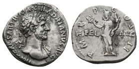 HADRIAN (117-138). Denarius.
.
Condition: Very Fine.
Weight: 3.26 g.
Diameter: 18.4 mm