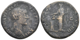 ANTONINUS PIUS (138-161). Sestertius. 
.
Condition: Fine.
Weight: 24.15 g.
Diameter: 31.2 mm