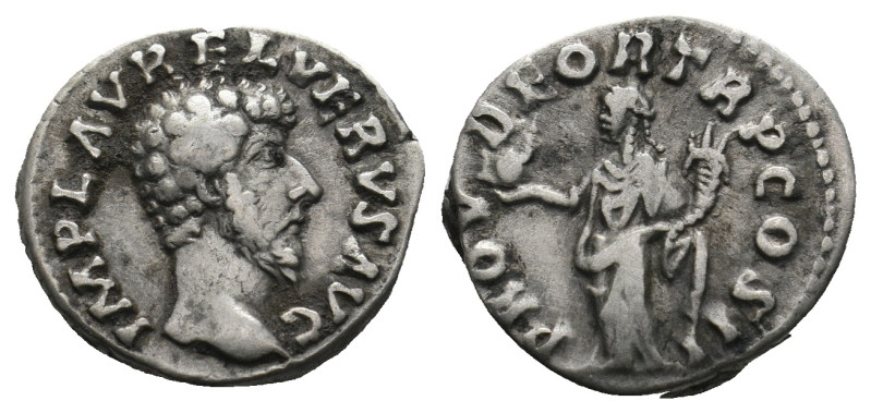 LUCIUS VERUS (161-169). Denarius.
.
Condition: Very Fine.
Weight: 3.45 g.
Diamet...