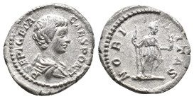 GETA (Caesar, 198-209). Denarius. 
.
Condition: Very Fine.
Weight: 2.77 g.
Diameter: 19.5 mm