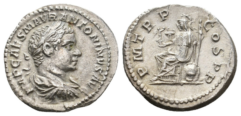 ELAGABALUS (218-222). Denarius.
.
Condition: Very Fine.
Weight: 2.88 g.
Diameter...