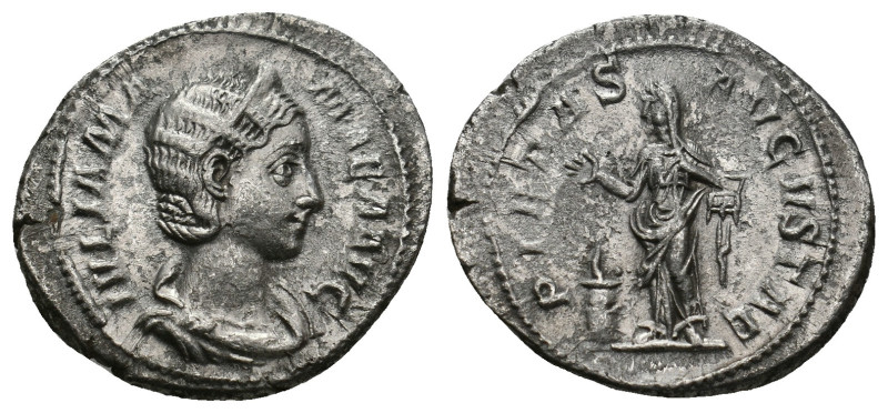 JULIA MAMAEA (Augusta, 222-235). Denarius.
.
Condition: Very Fine.
Weight: 2.75 ...