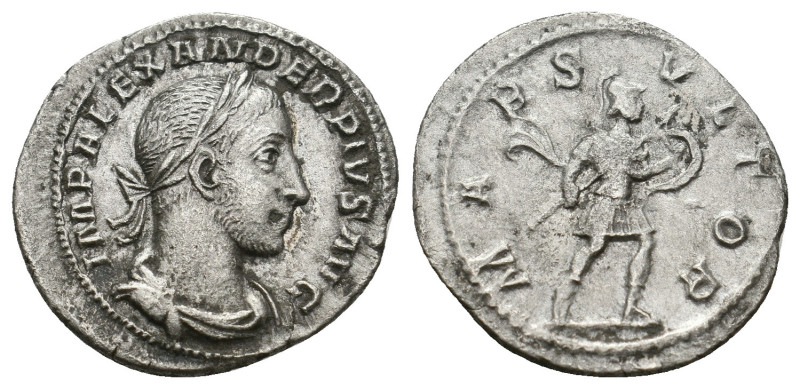 SEVERUS ALEXANDER (222-235). Denarius. 
.
Condition: Very Fine.
Weight: 2.46 g.
...