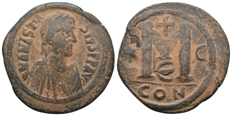 ANASTASIUS I (491-518). Follis. 
.
Condition: Very Fine.
Weight: 15.95 g.
Diamet...