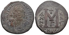 JUSTINIAN I (527-565). Follis.
.
Condition: Very Fine.
Weight: 19.40 g.
Diameter: 35 mm